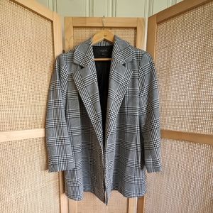 Ann Taylor Oversized Houndstooth Blazer